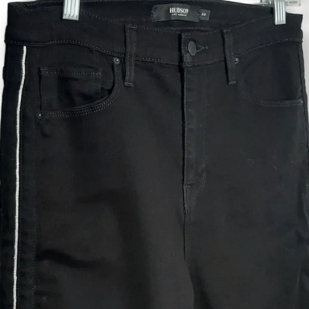 Hudson Holly Holly High Rise Skinny Ankle Jeans with Piping